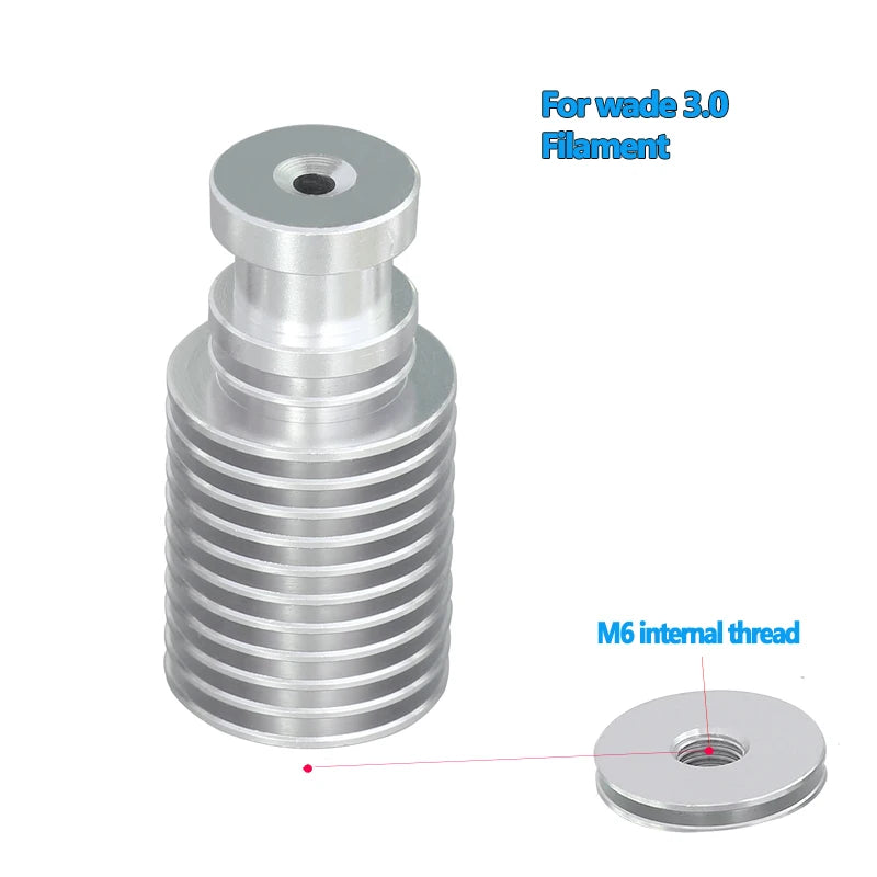 V6 Kühl Rohr Alle Metall J-Kopf Hotend Block Kopf Extruder für 1.75mm 3.0mm Lang oder Kurz Distanz 3D Drucker Teil Großhandel