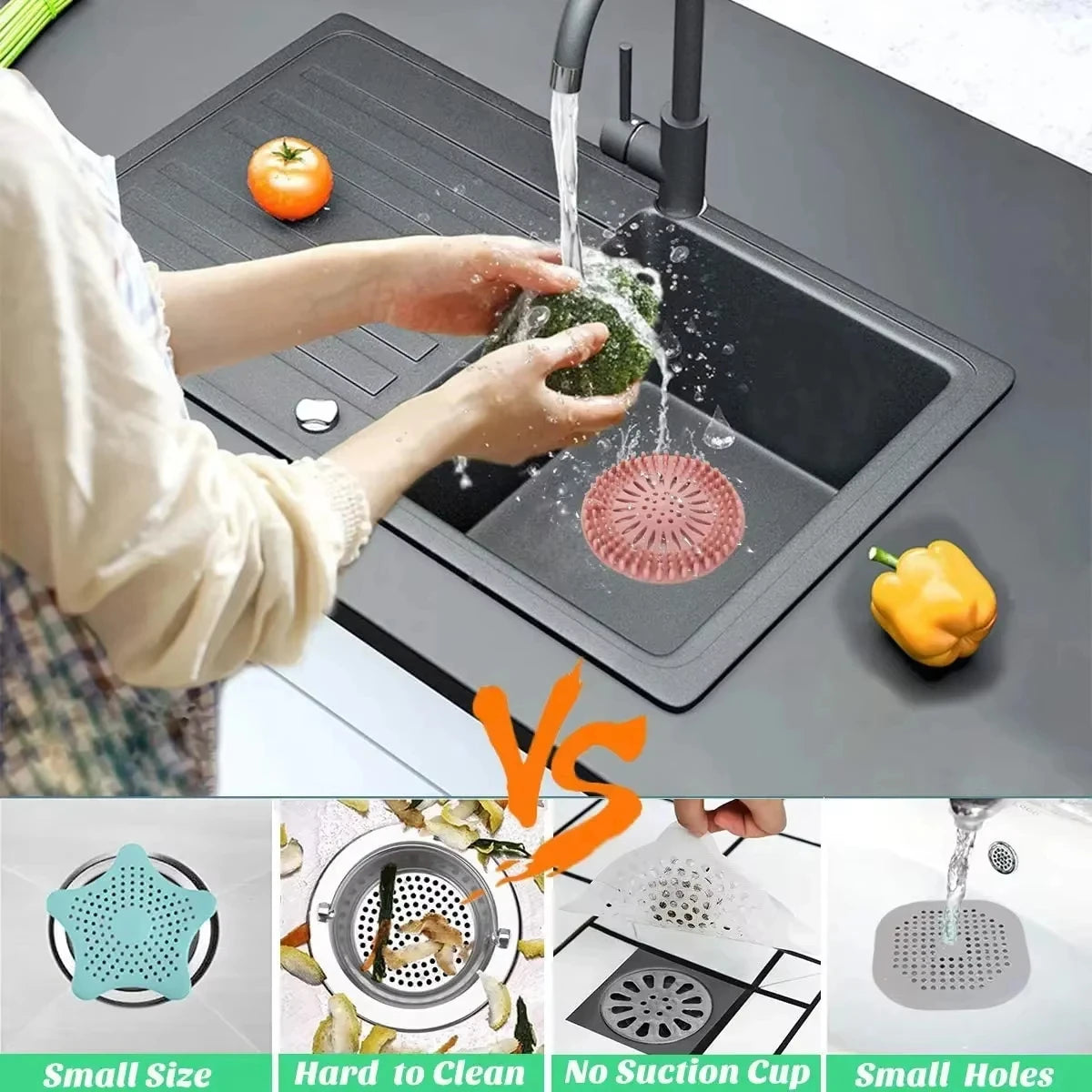 SiS HaarSieb Anti-Blocking - Kapazität 1-3 Stück Abm. klein