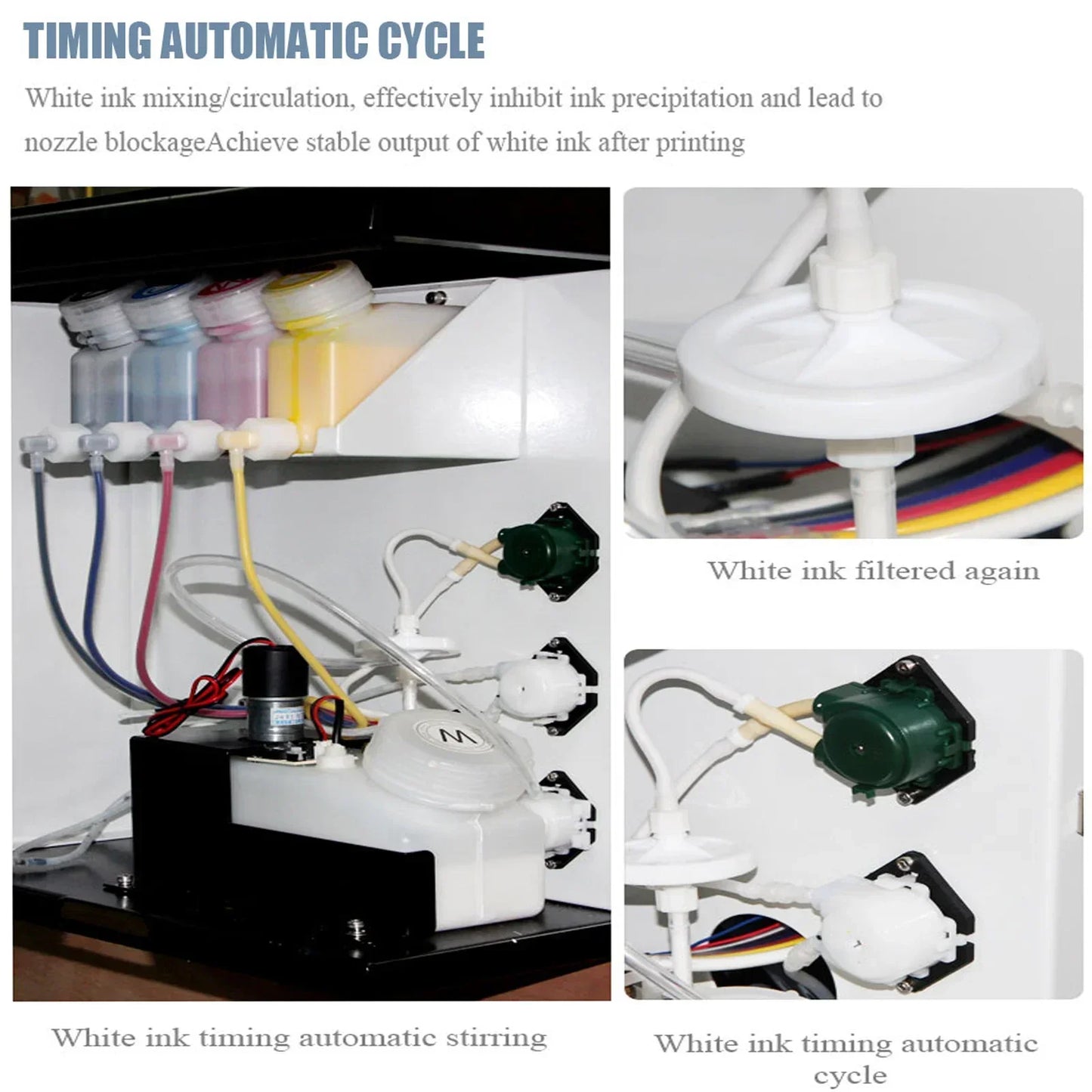 Sihao XP600 DTF-Drucker - A3 Druckfläche 110-220V Kontinuierlicher Tintenvorrat by Golden Bridge Store