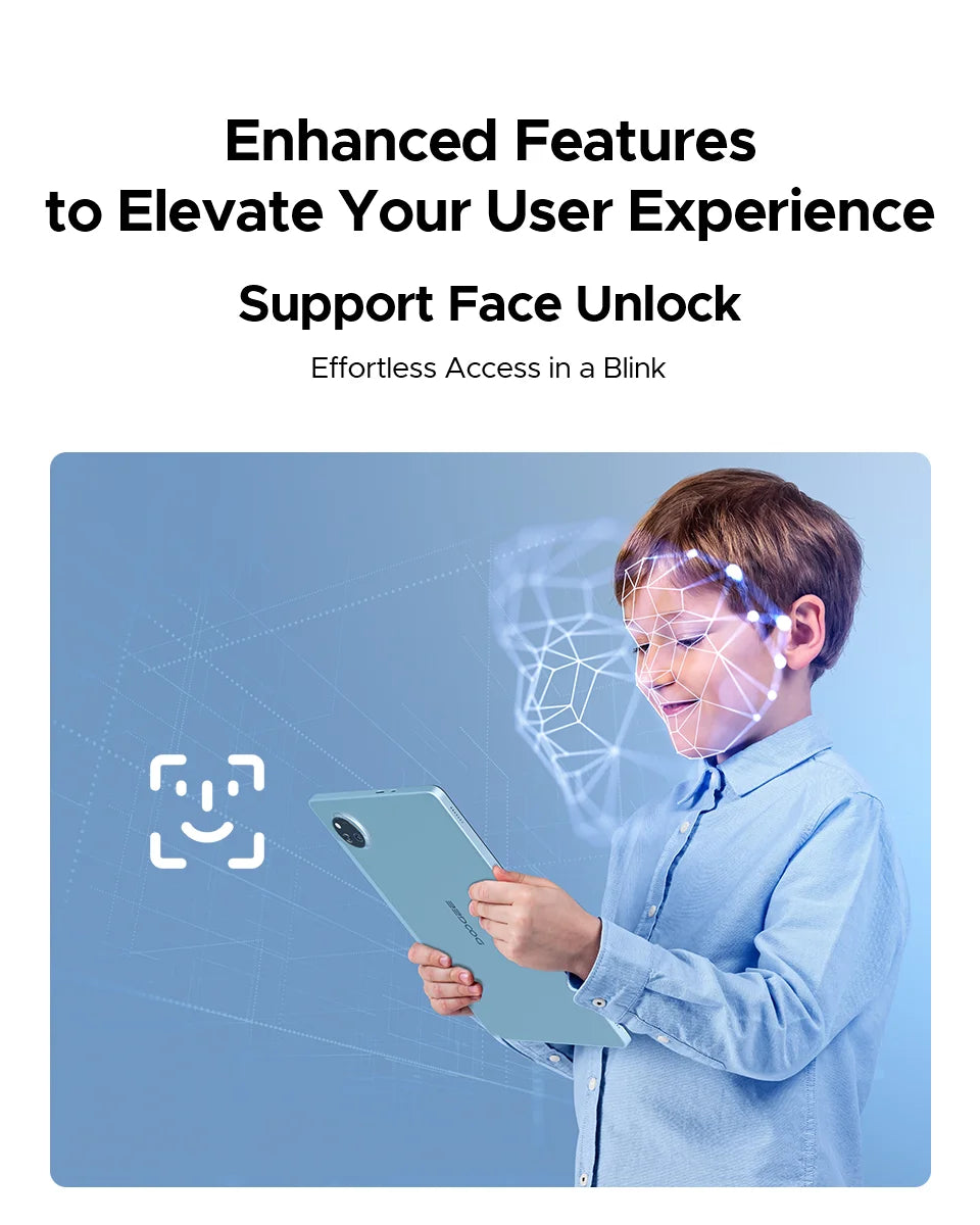 DOOGEE Tab A9 Pro+ Android Tablet - 128GB Speicher, 8580mAh Akku