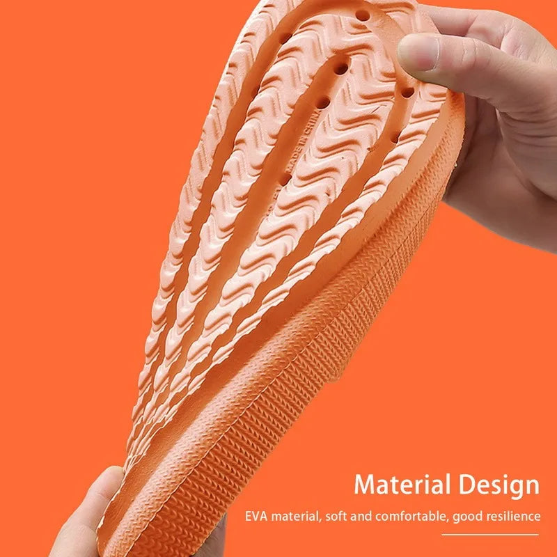 Frauen Dick Plattform Cloud Hausschuhe Sommer Strand Eva Weich Sohle Slide Sandalen Freizeit Männer Damen Innen Badezimmer Anti-Rutsch Schuhe