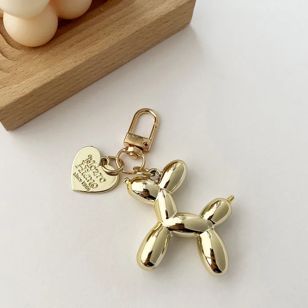 Damen Schlüsselanhänger 2025 - Adorable Balloon Dog Y2k Bag Charms Cute Puppies Acrylic