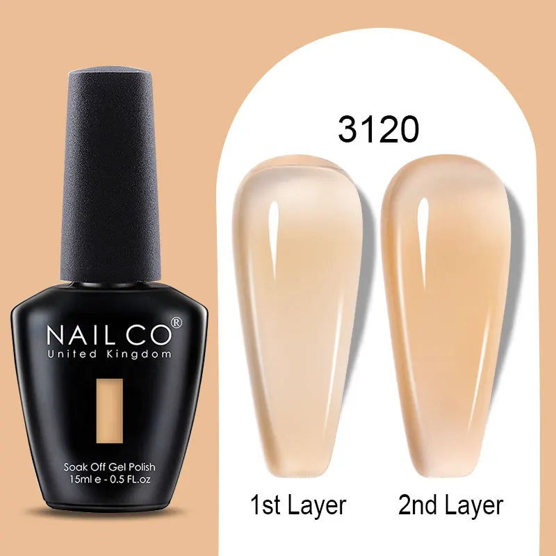 NailCO Gel Nail Polish Nail Art Translucent Vernis Semi Permanent UV LED Lamp Gel Manicure for Gel Polish Nail Glue Productos