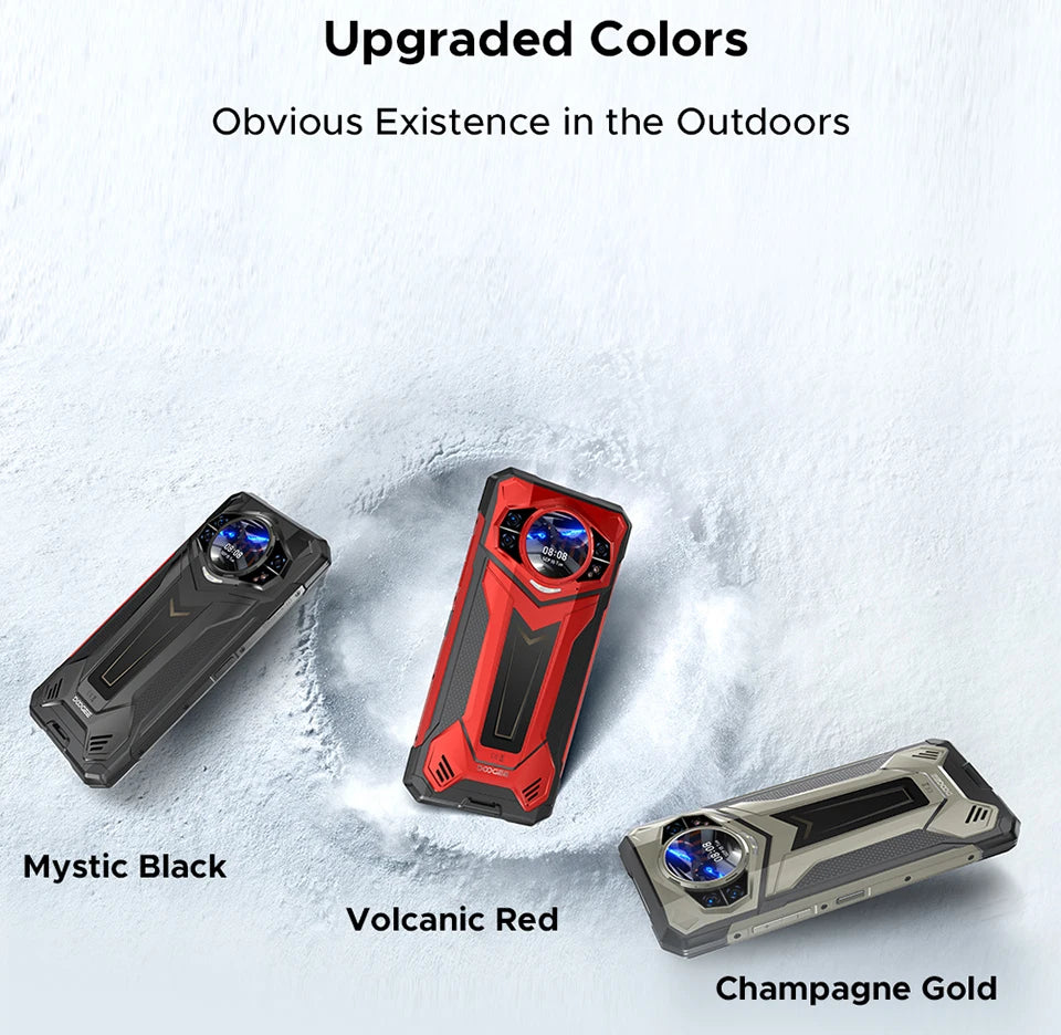 DOOGEE S200 Plus AI Outdoor-Smartphone - 11000mAh Akku 66W 6,72 Zoll