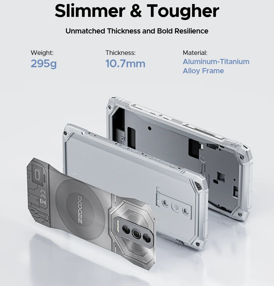 DOOGEE Blade10 Ultra Energy - Kapazität 6150mAh,18W, Maße 172x80x10,7