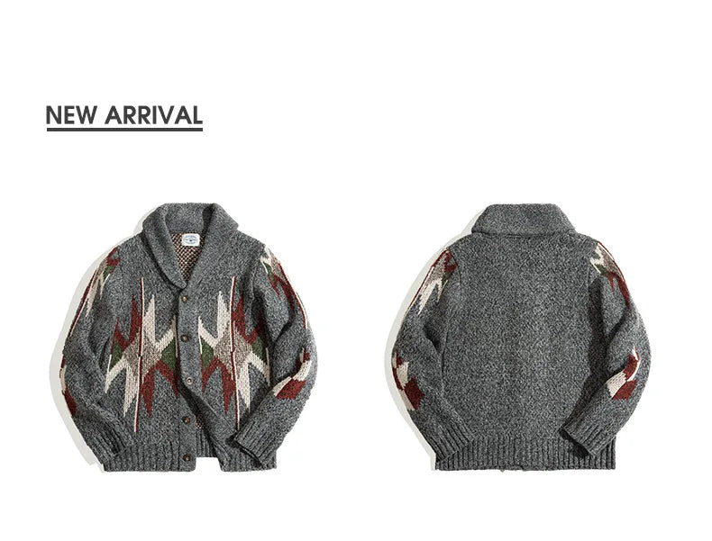 MADEN TW200 V-Neck Cardigan - Größe Oversized, Acryl