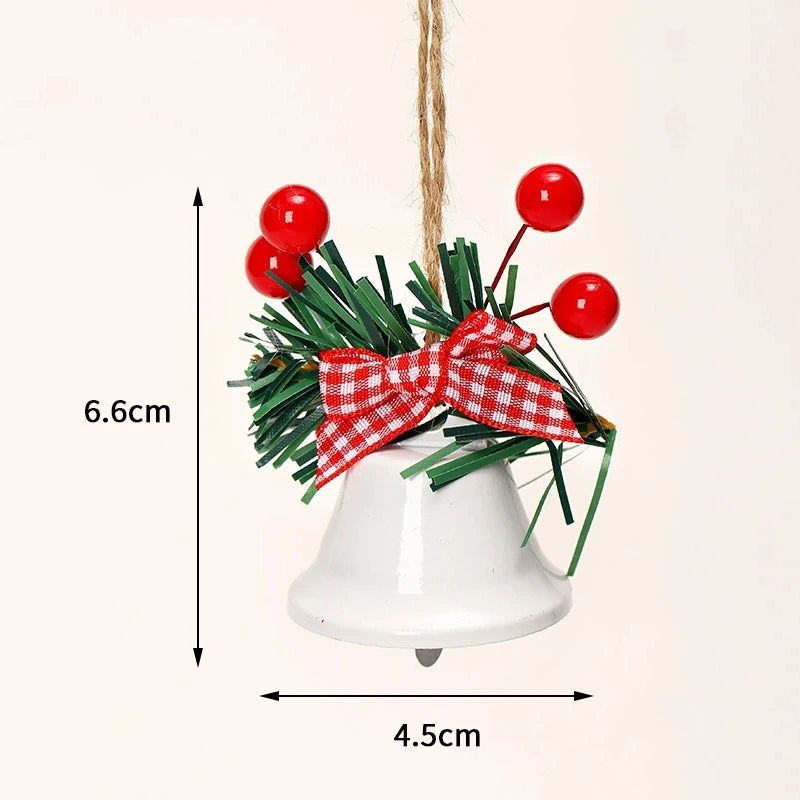 1 Stück Weihnachtsglocke Anhänger Weihnachtsbaum Anhänger Dekoration Neujahr 2025, Festival Party Frohe Weihnachten Dekoration