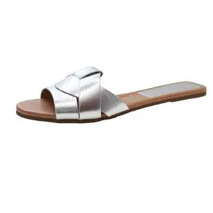 BellaSole Pantoletten Elegant Fischmaul - Flach 36-41