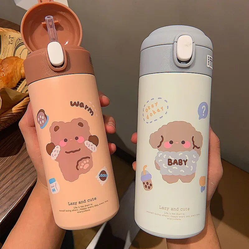 SMHXIANGQIANJIN Thermosflasche Vakuum - 380ml Edelstahl