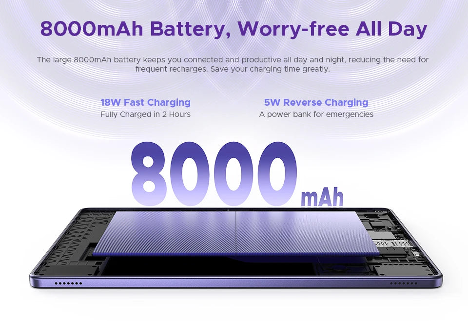 Doogee Tab G6+ 2-in-1 Tablet PC - 256GB ROM 8000mAh Akku 11 Zoll