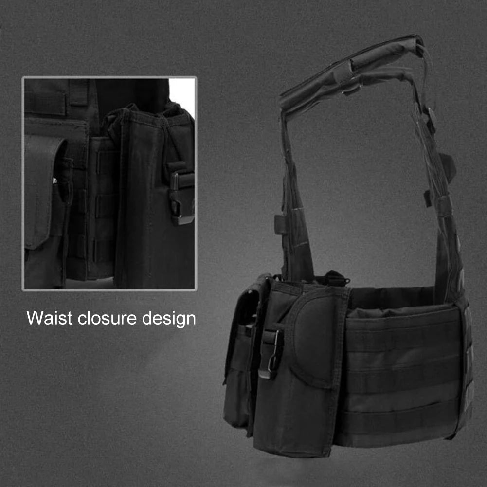 Nylon Tactical Vest Body Armor Hunting Carrier Airsoft Accessories CS Combat MOLLE Camo Military Army Vest for Outdoor Hunting