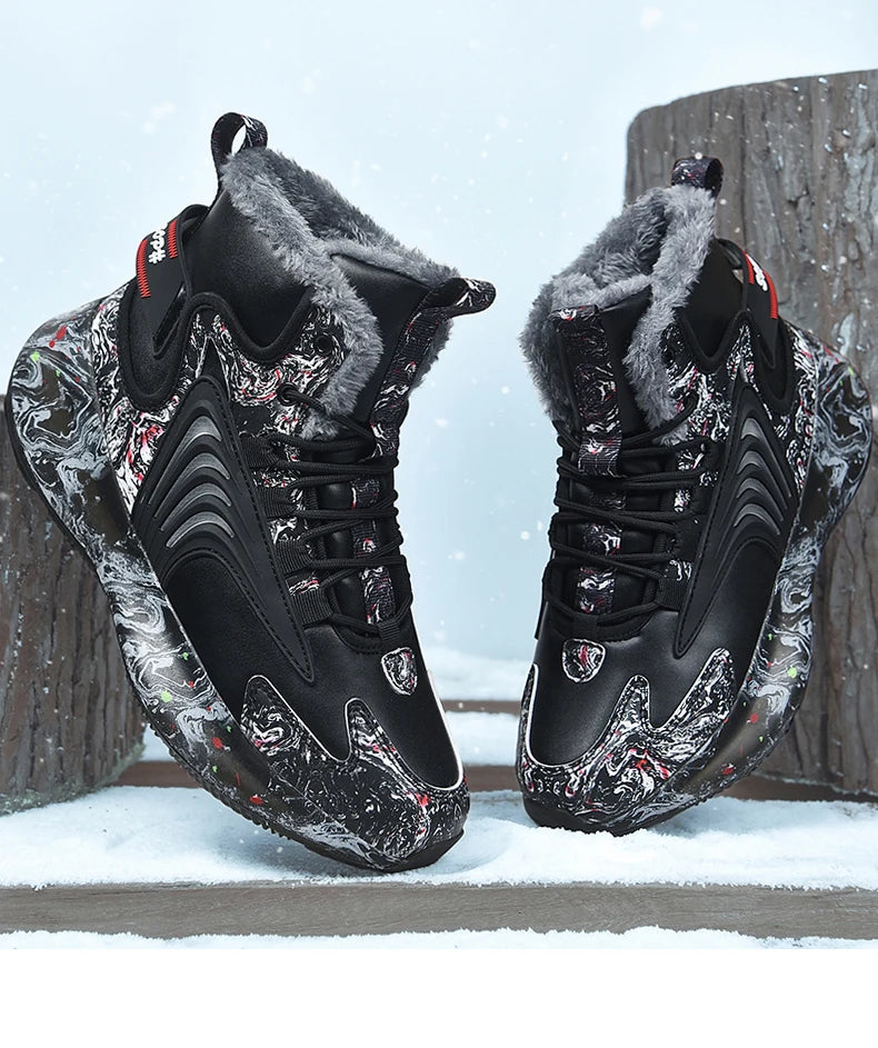 Ghete de iarnă Lexsan Allround cu șireturi, impermeabile - mărime până la gleznă, talpă antiderapantă