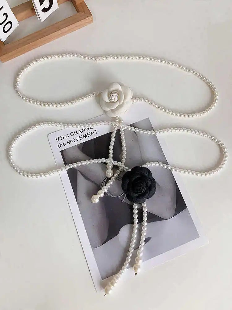 Zhejiang Y282 Perlen Taillengurt - PU 1cm Vielseitig