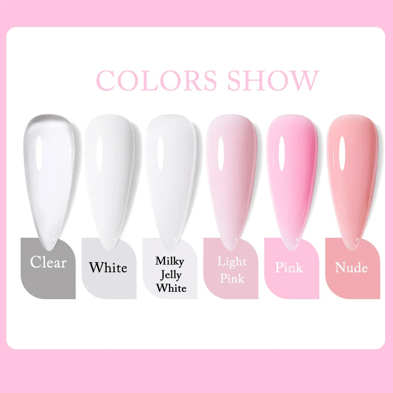 UR SUGAR 150g Transparent Nagel Extension Gel Gelee Weiß Licht Rosa Acryl Französisch Nagel Kunst UV LED Gel Semi Permanent Maniküre