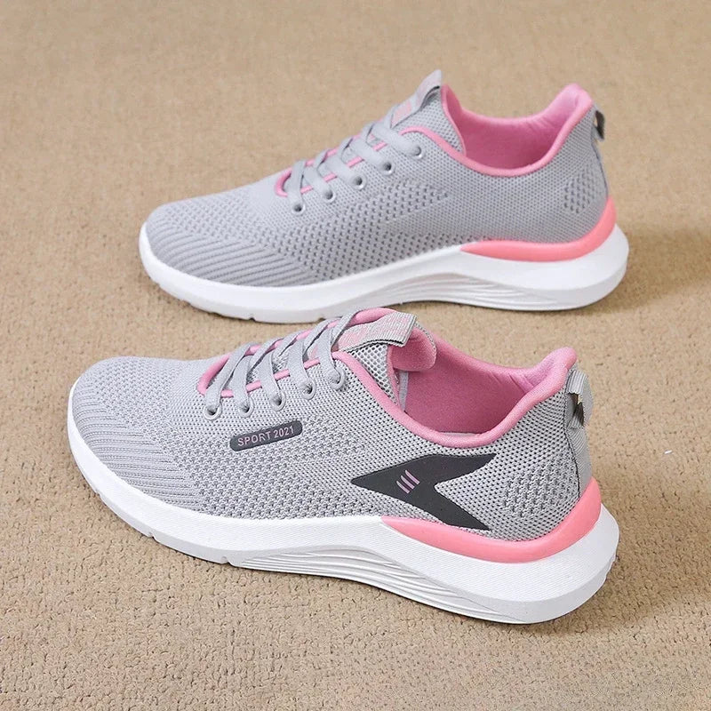 OLOEY Sneaker Atmungsaktiv Dämpfung - Leicht 250g 38-46