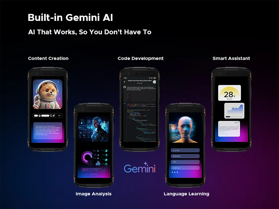DOOGEE Fire 3 Ultra Robustes Telefon - Kapazität 8350mAh 18W 5,5 Zoll