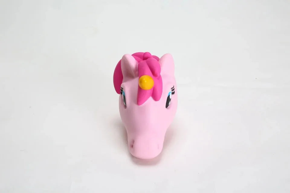 1STK Einhornkopf Spielzeug - Lenker Dekoration 12cm Kids