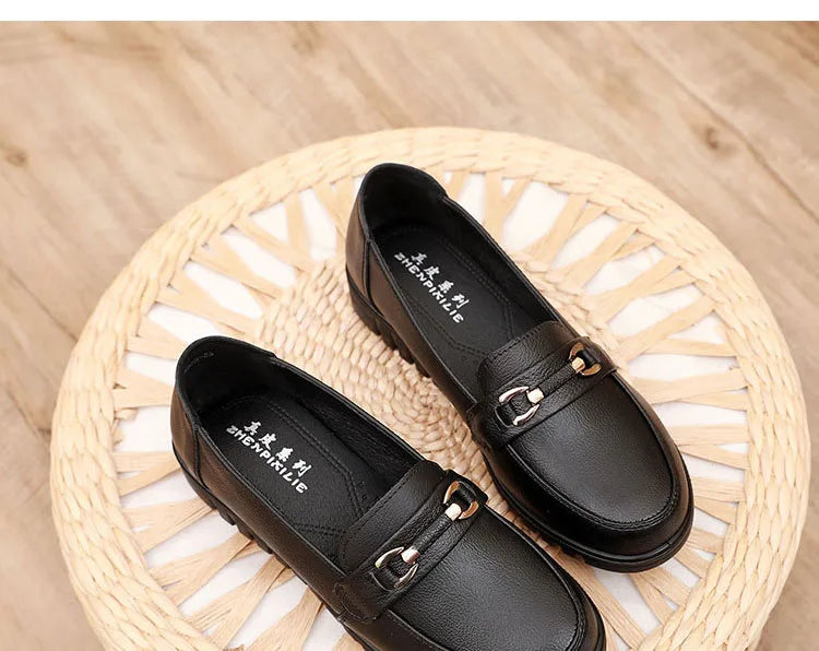 Women Shoes Flats Leather Sneakers Women  Comfortable Female Casual Walking Footwear Fashion Large Size Loafers Shoes Women