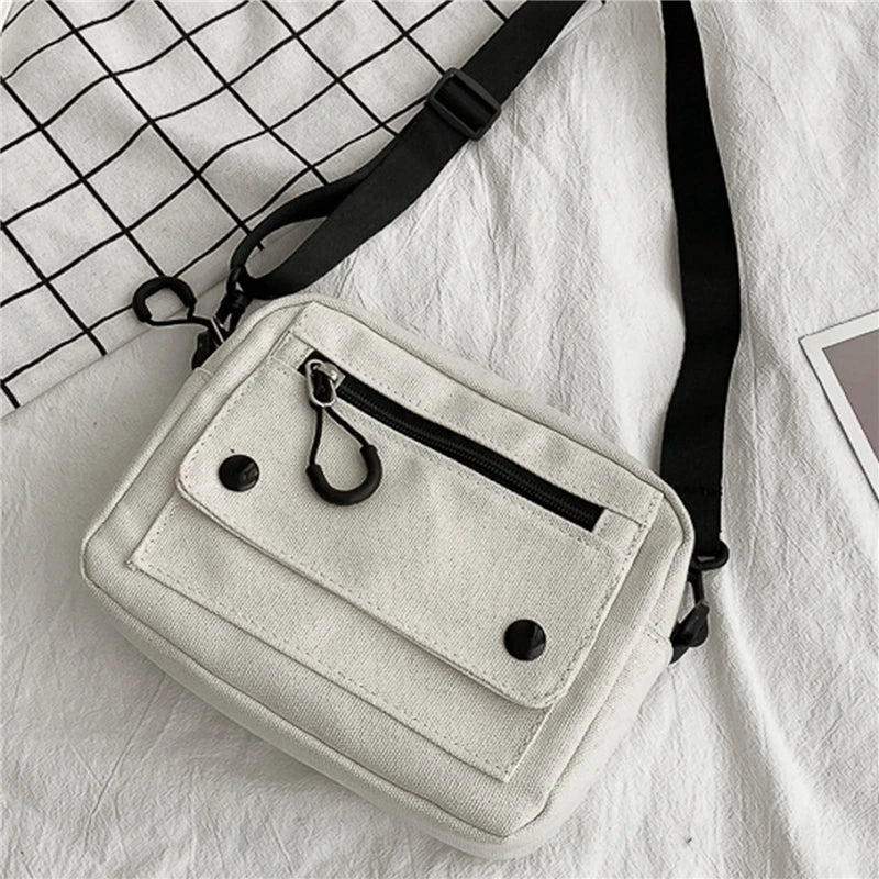 Umhängetasche 2025: Canvas Casual Versatile Fashion - Large Capacity Mobile Phone Coin Purse Women Collection