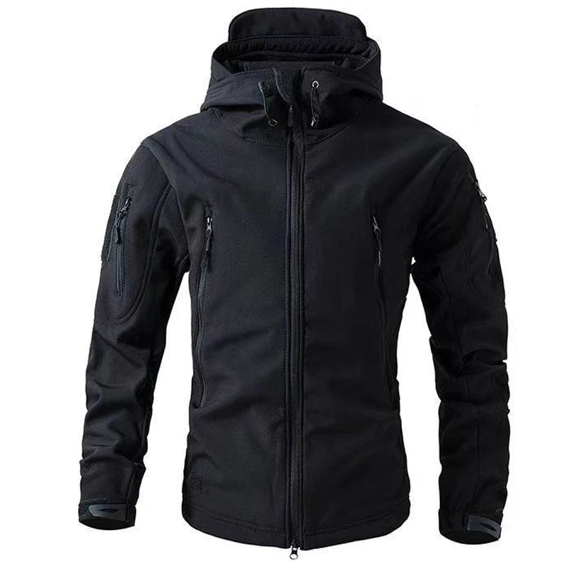 Mazero Herren Wintersoftshell Wasserdicht - Größe M, 850 g