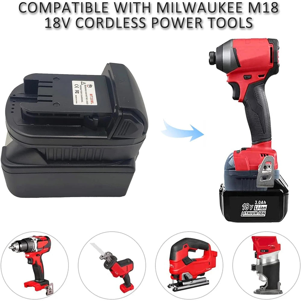 MT20ML Adapter für Makita 18V Li-ion Batterie