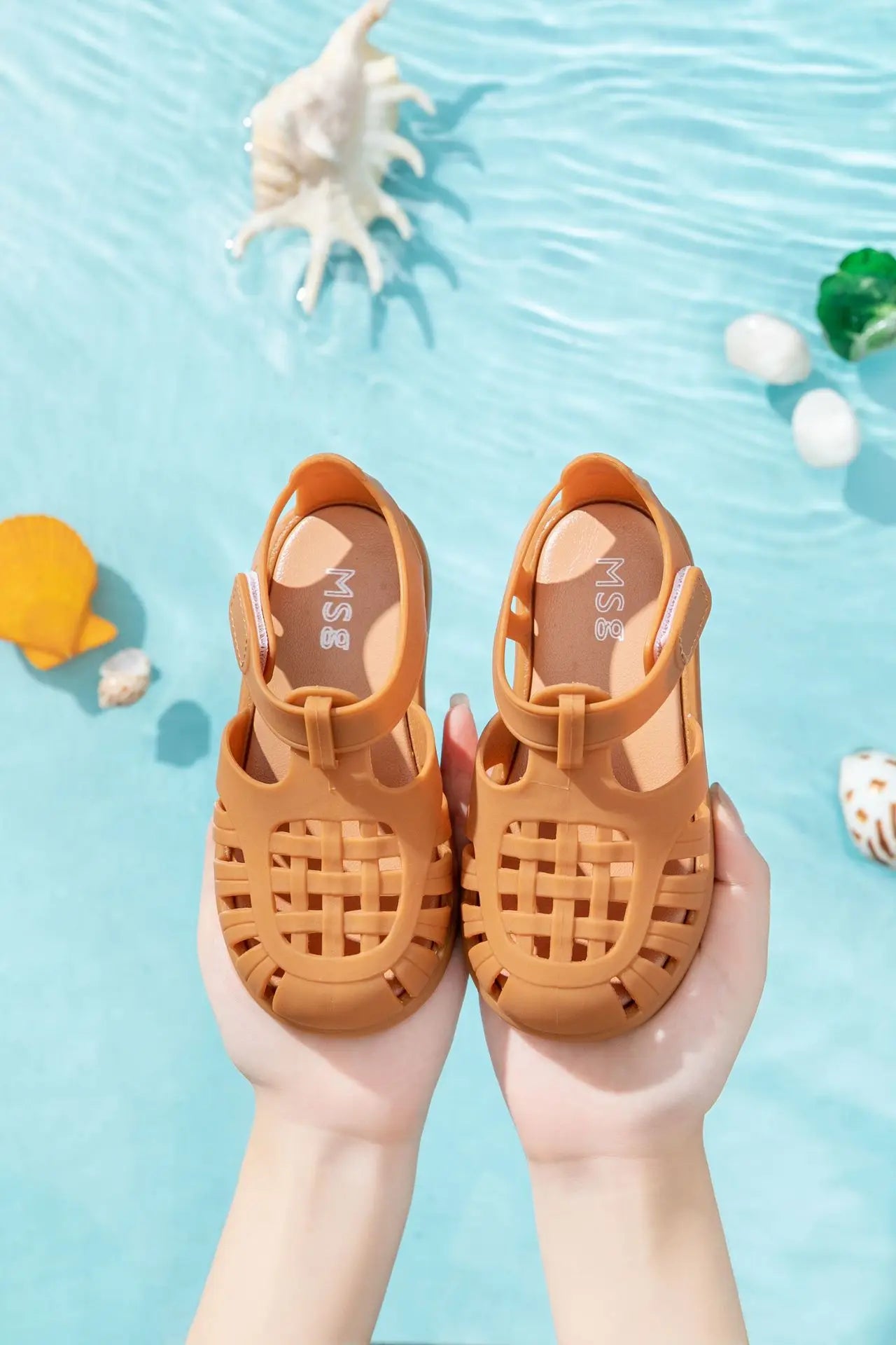 Hochwertige Kinder Strand Schuhe Meer Sommer 2025 - Mädchen Sandalen Baby Weich Rutschfest - Prinzessin Jelly Schuhe Jungen Römische Flip-Flops