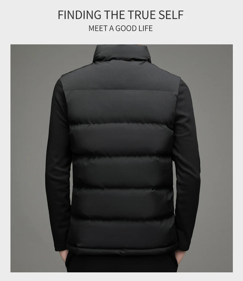 CN Fujian Daunenweste Standkragen Winddicht - Füllung Daunen/Baumwolle, Größe M, Wärmeleistung Hoch