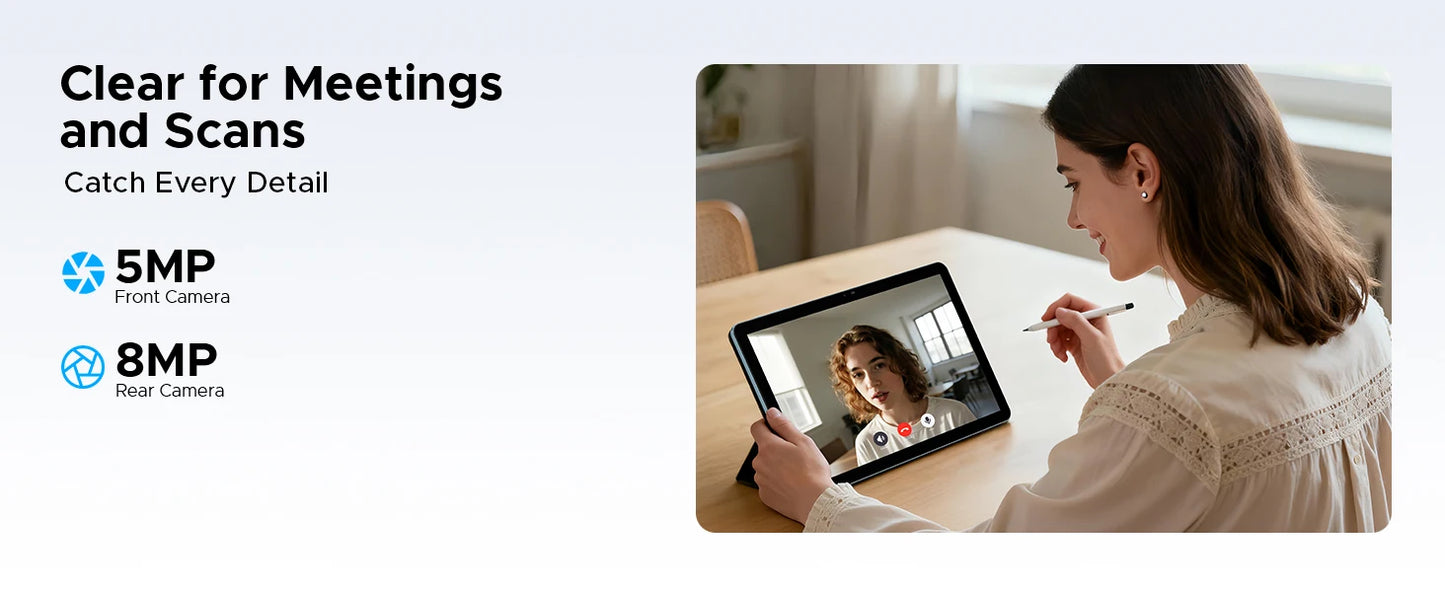 DOOGEE Tab G5 Gemini AI - 128GB ROM, 7500mAh Akku, 10,1 Zoll Display