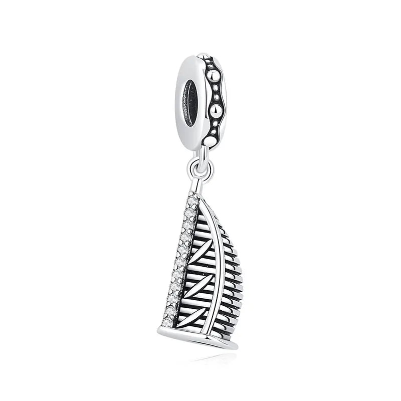 Originale 925 Sterling Silber Charms Liebe Reise London Bus Koffer Paris Perlen passen für Pan Armbänder Halsketten Frauen DIY Schmuck