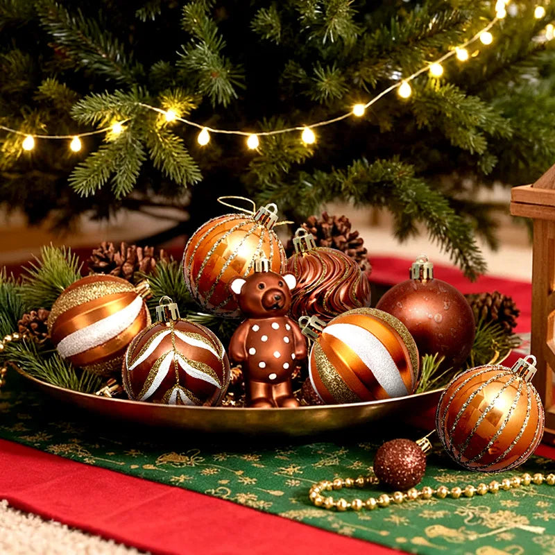 WinterLux KugelSet Bruchsicher - 46 Stück, Durchmesser ca. 6 cm