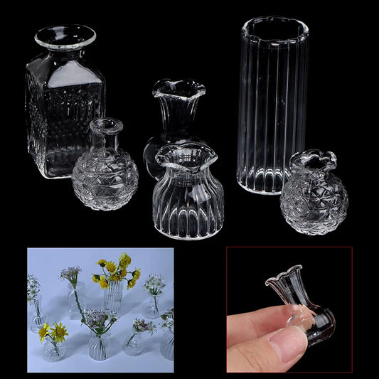 Choice Miniatur Blumentopf Glasvase - Maßstab 1:12 Keramik