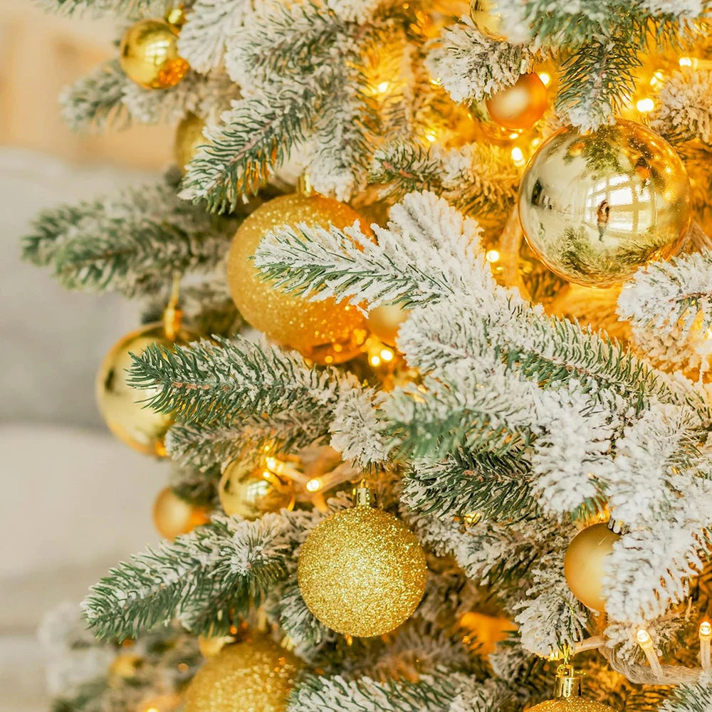 Surpsea KugelnSet Festliche Weihnachtskugeln - 24 Stück 3 cm Mehrfarbig