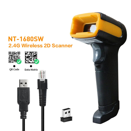 1D/2D Supermarkt Handheld Barcode Bar Code Scanner Leser QR PDF417 Bluetooth 2.4G Drahtlos & Verkabelt USB Plattform - 12.02€