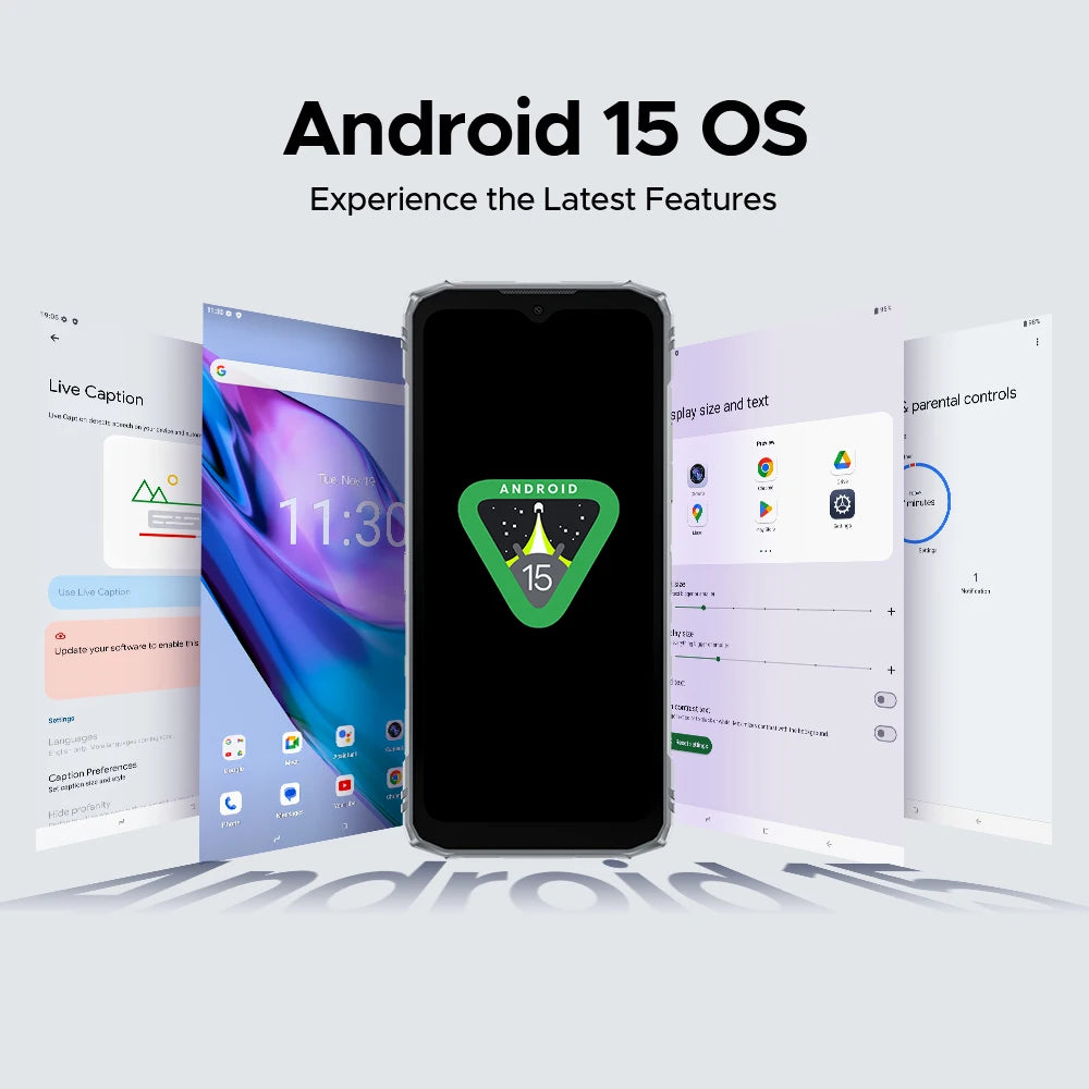 DOOGEE Blade10 Ultra Energy - Kapazität 6150mAh,18W, Maße 172x80x10,7