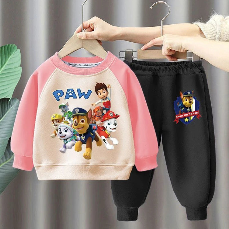 KidzLuxe Kinder Sweatset Langarm - 2Teilig Größen 4Bis6J