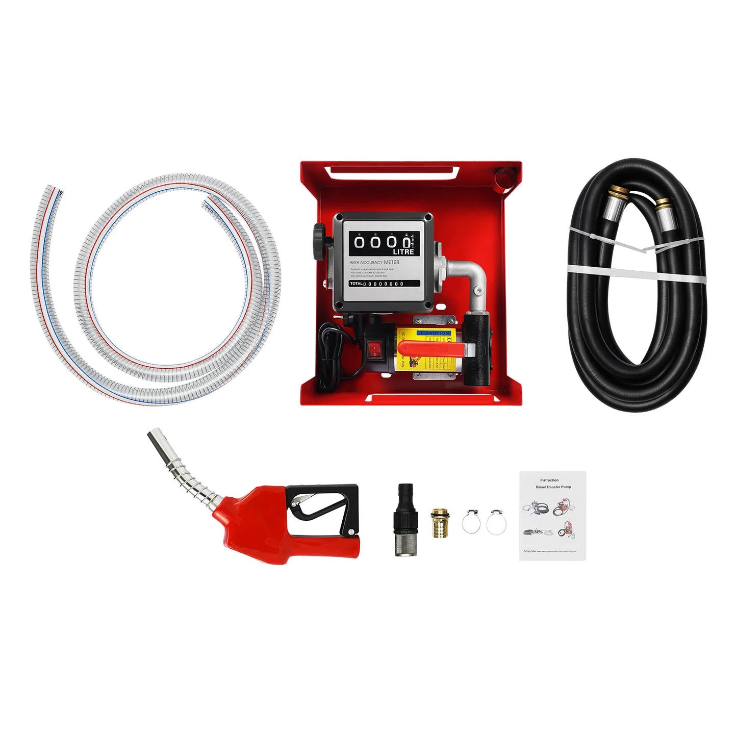 Dieselpumpe 2025: Diesel Pump Fuel Oil Pump Automatic Pistole 12V/230V 45L/50L/60L/MIN Self Priming Electric Oil Pump Diesel Pumpjack Kit Collection