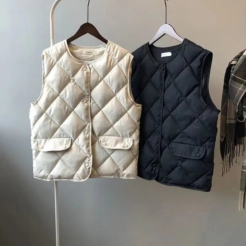 SITMCF Weste ärmellose Steppjacke - warm, Taschen S-XL