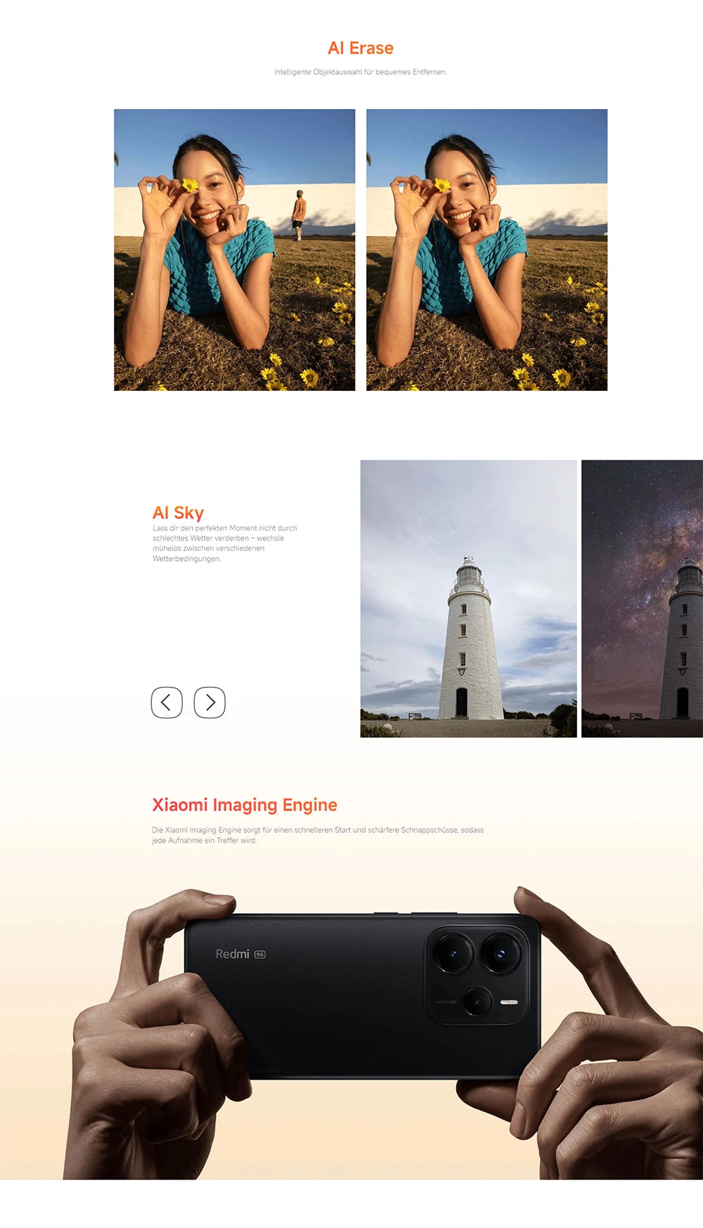 Xiaomi Redmi Note 14 5G 108MP Kamera - 5110 mAh Akku, 45 W Turbo-Ladung