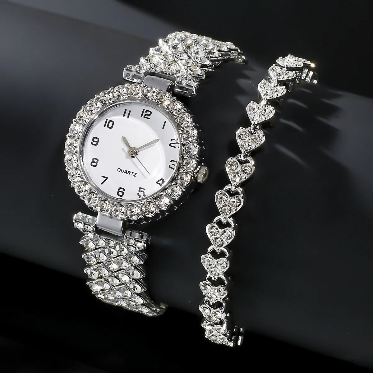 Trendiger Digitaler Rhinestone-Damen-Schmuck, Stilvoller Quartz-Armband, Elegante Damen-Uhr, Heißer Verkauf-Design