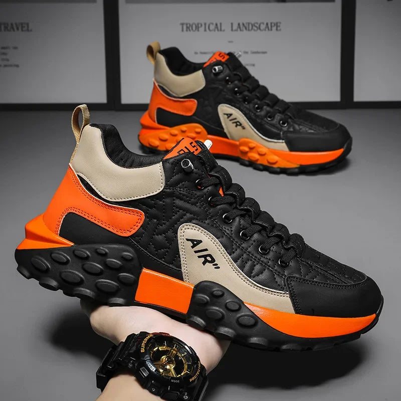 Brand Men's Sneakers Designer Comfortable Running Shoes for Men Outdoor Non-Slip Casual Shoes Fashion Platform Board Shoes Male