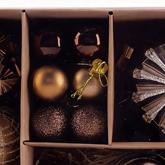 KugelKunst Bruchsicher Weihnachtskugel - Kapazität 53 Stück, Durchmesser 6 cm