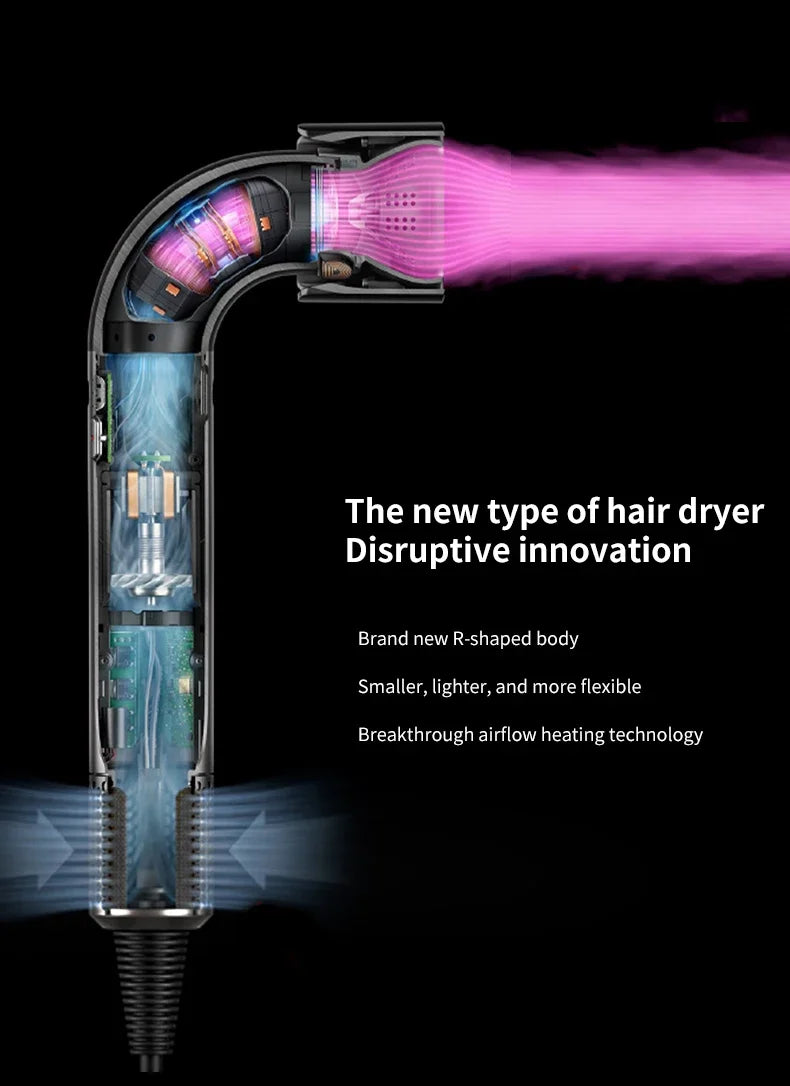 Super Hair Dryer Leafless Hair dryer Personal Hair Care Styling Negative Ion Tool Constant Anion Electric  Dryers
