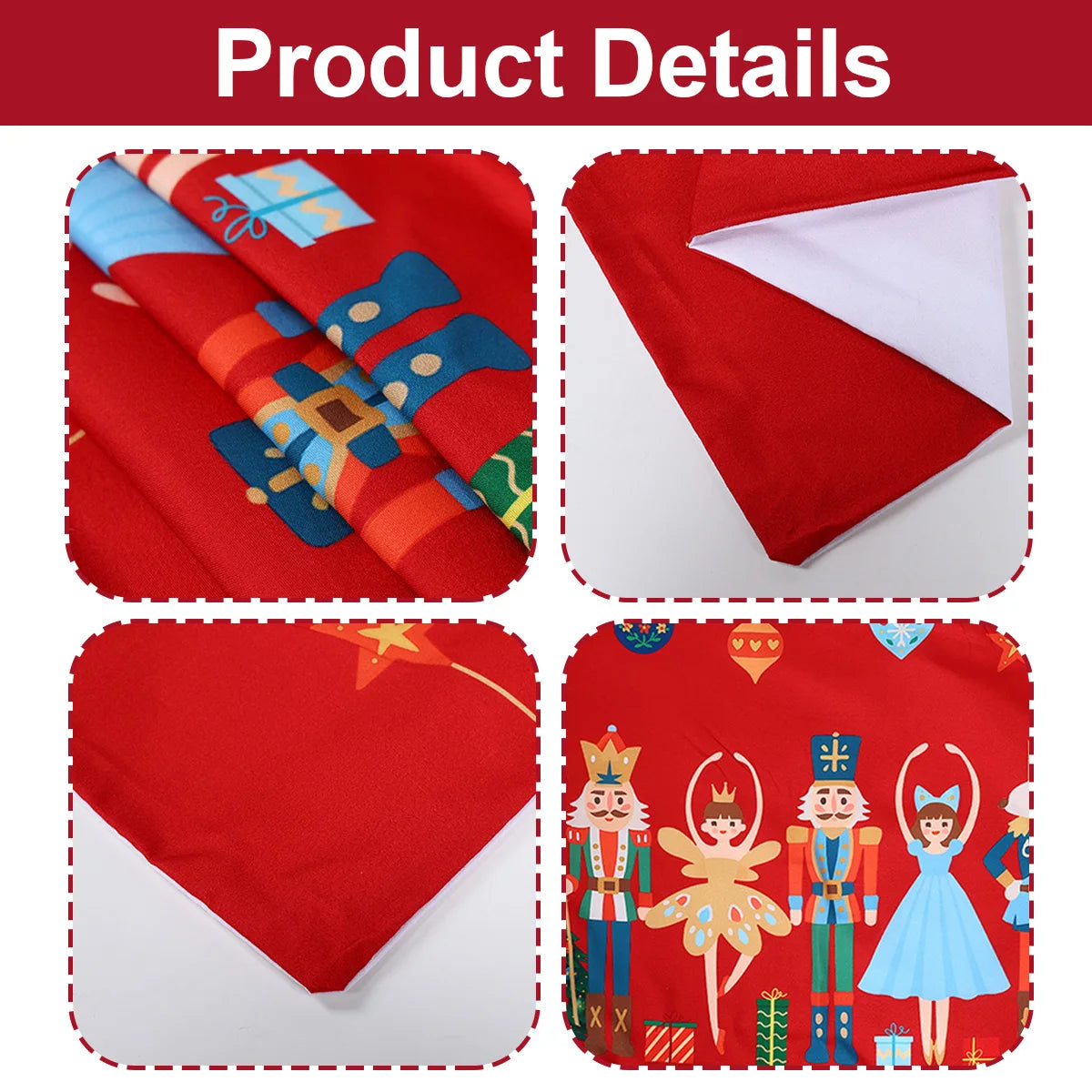 Christmas Nutcracker Pillow Cover Merry Christmas Decorations for Home 2025 Navidad Natal Xmas Sofa Pillowcase New Year 2026