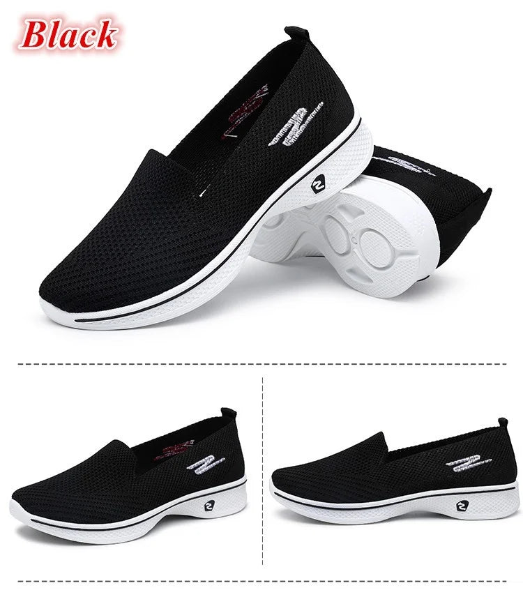 Women Fashion Shoes Flats Laides Breathable Loafers Casual Sports Walking Yoga  Zapatos De Mujer 2024 Zapatillas Mujer Sneakers