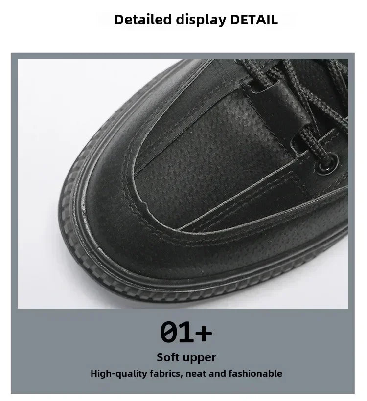 Wear resistant New BreathableWork Safety Shoes Trendy Versatile Comfortable Eva Insoles Rubber Upper shoes for men  sneakers men