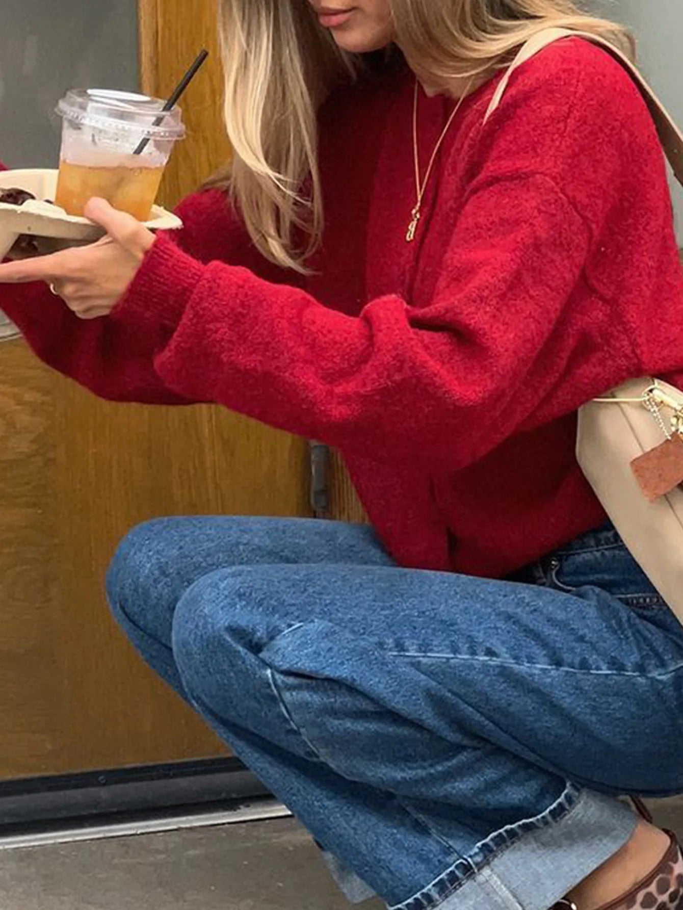 Jadoutin Cardigan Korean Style - Gewicht 120–220 g/m² Länge Kurz 4–16 Zoll Verschluss Einreihig