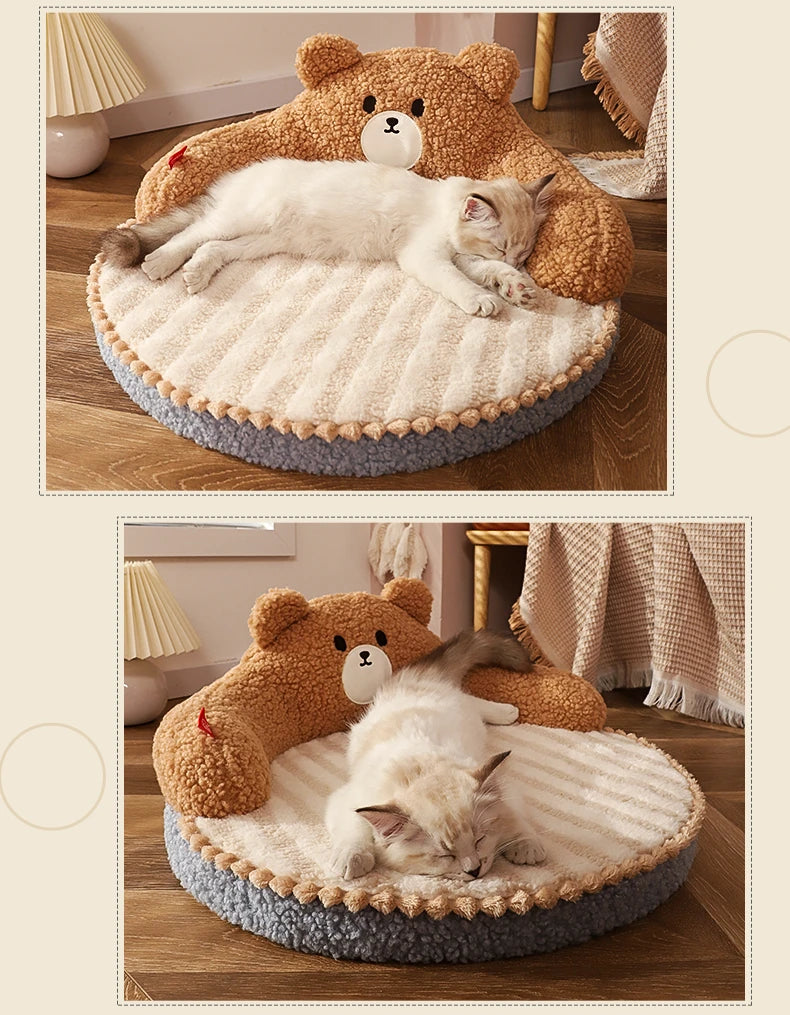 Dog Bed Padded Cushion for Small Big Dogs Sleeping Beds and Houses for Cats Super Soft Durable Mattress Removable Pet Mat
