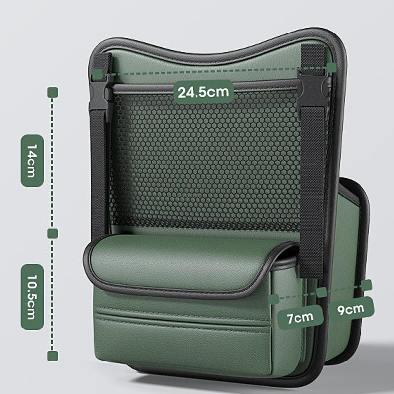 Large Capacity Car Seat Middle Hanger Storage Bag Auto Handbag Holder Between Seats Tissue Water Cup Pockets Stowing Tidying