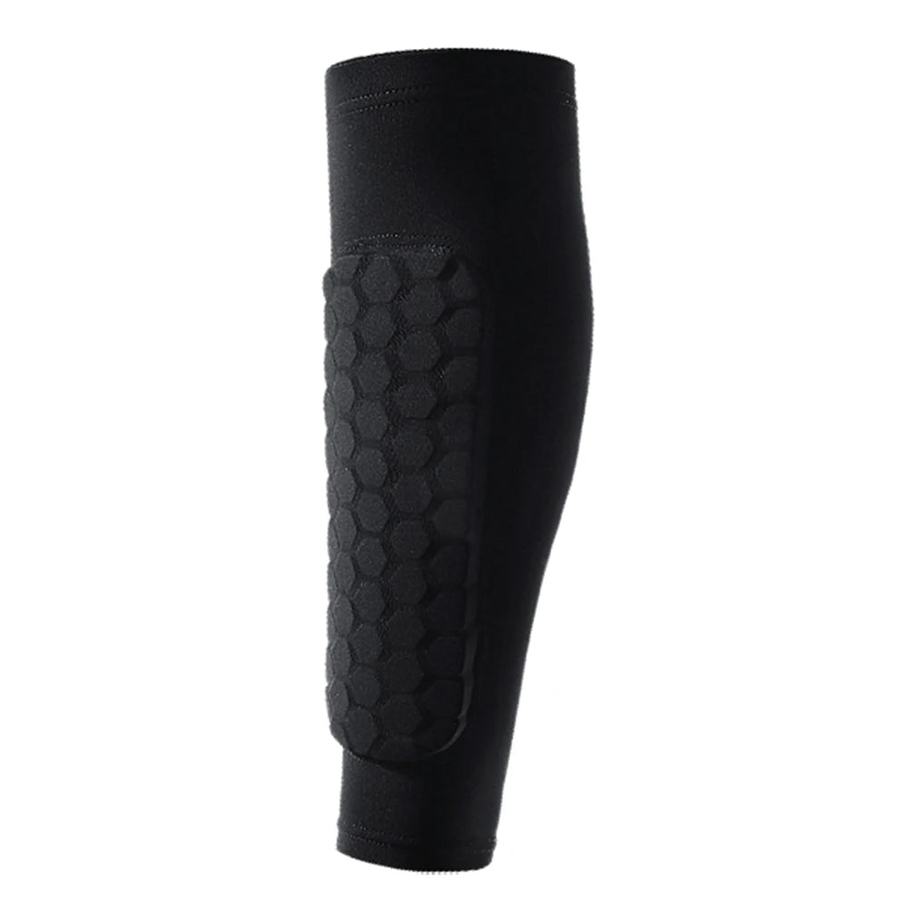 Schienbeinschoner 2025: HUAN-Qzta 1pcs Soccer Football Shin Guard Pads - Honeycomb Running Leg Calf Protective Gear Shield Sleeves Outdoor Sports Support Guard Collection