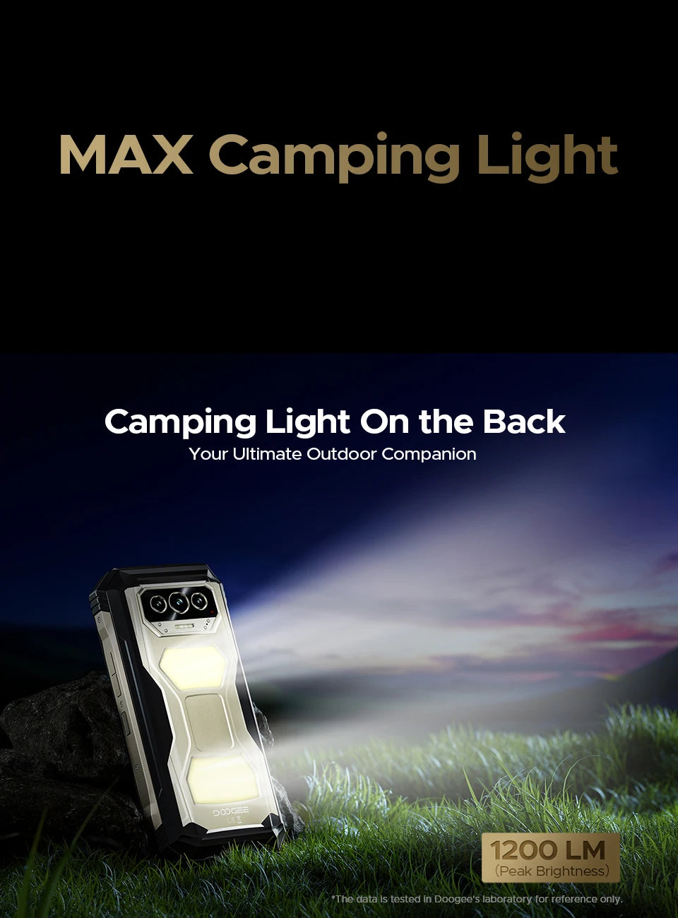 DOOGEE V Max S Robustes 5G - Kapazität 22000mAh 33W 6,58 Zoll